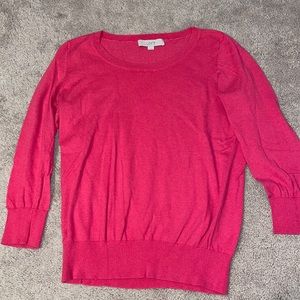 Medium ann Taylor hot pink sweater